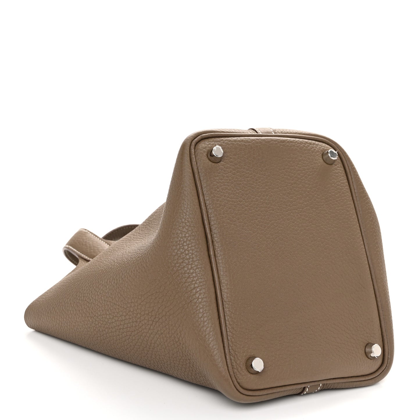 Taurillon Clemence Picotin Lock 18 PM Etoupe