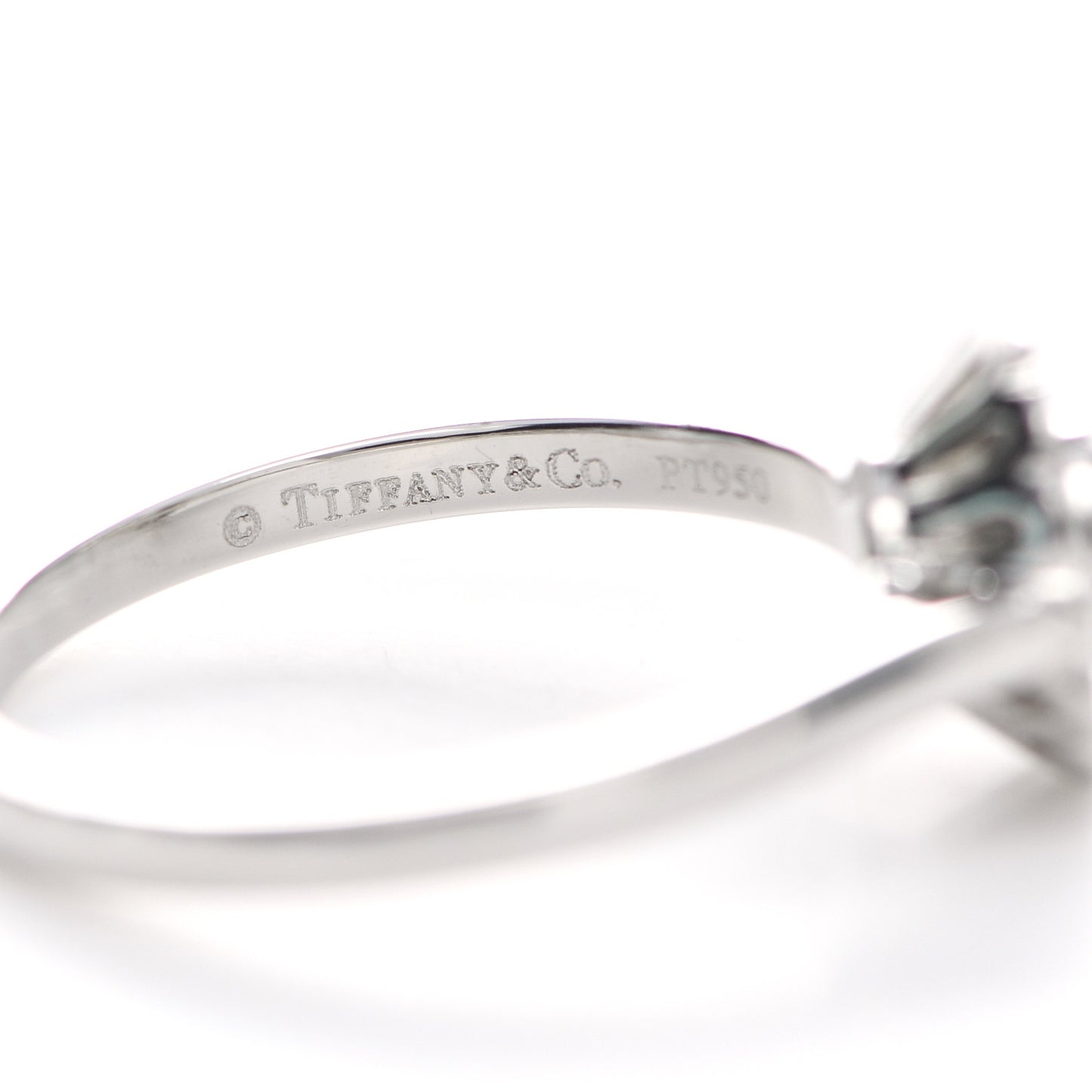 Platinum Diamond Round Enchant Flower Ring 49 5
