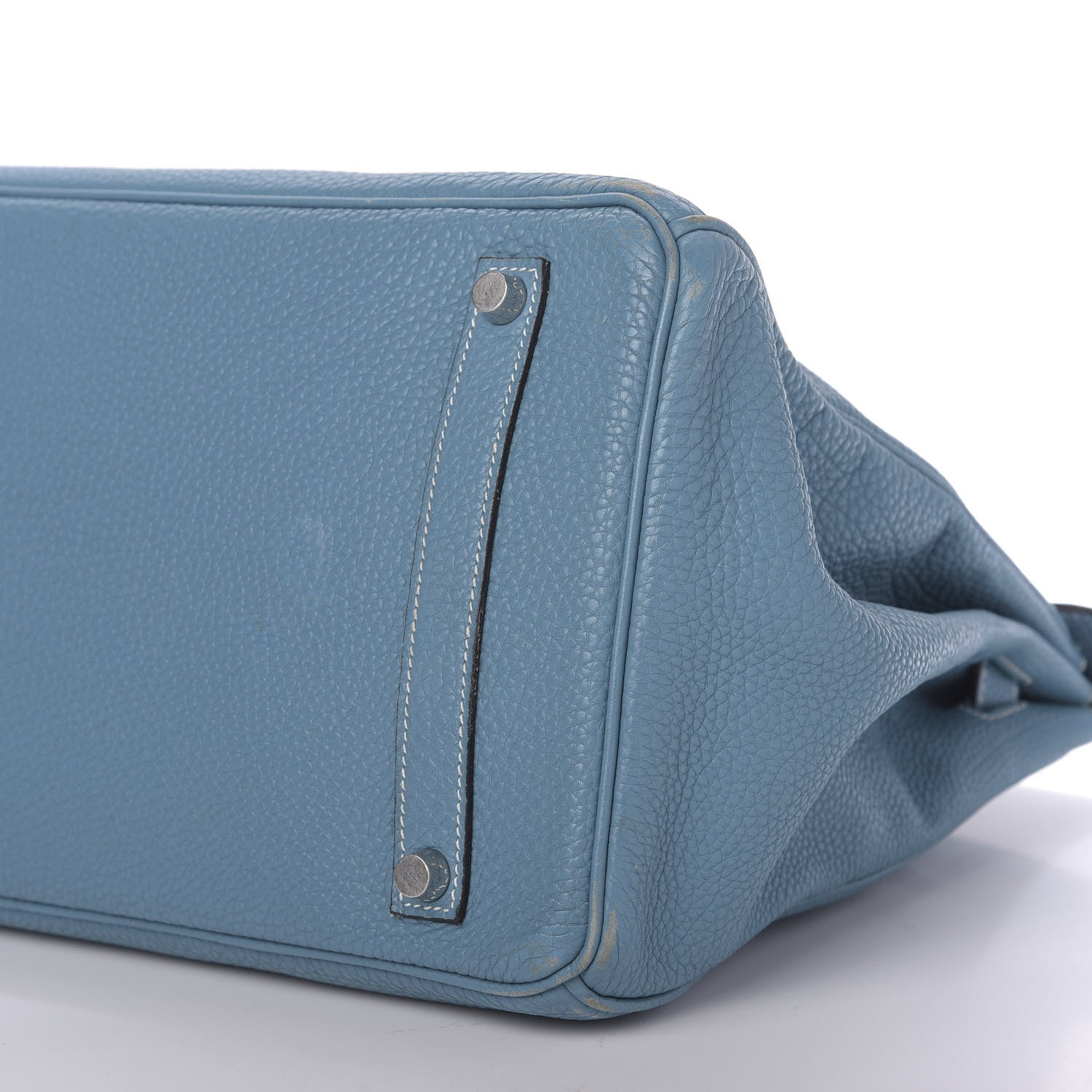 Hermes Togo Birkin 35 Blue Jean 7 of 19