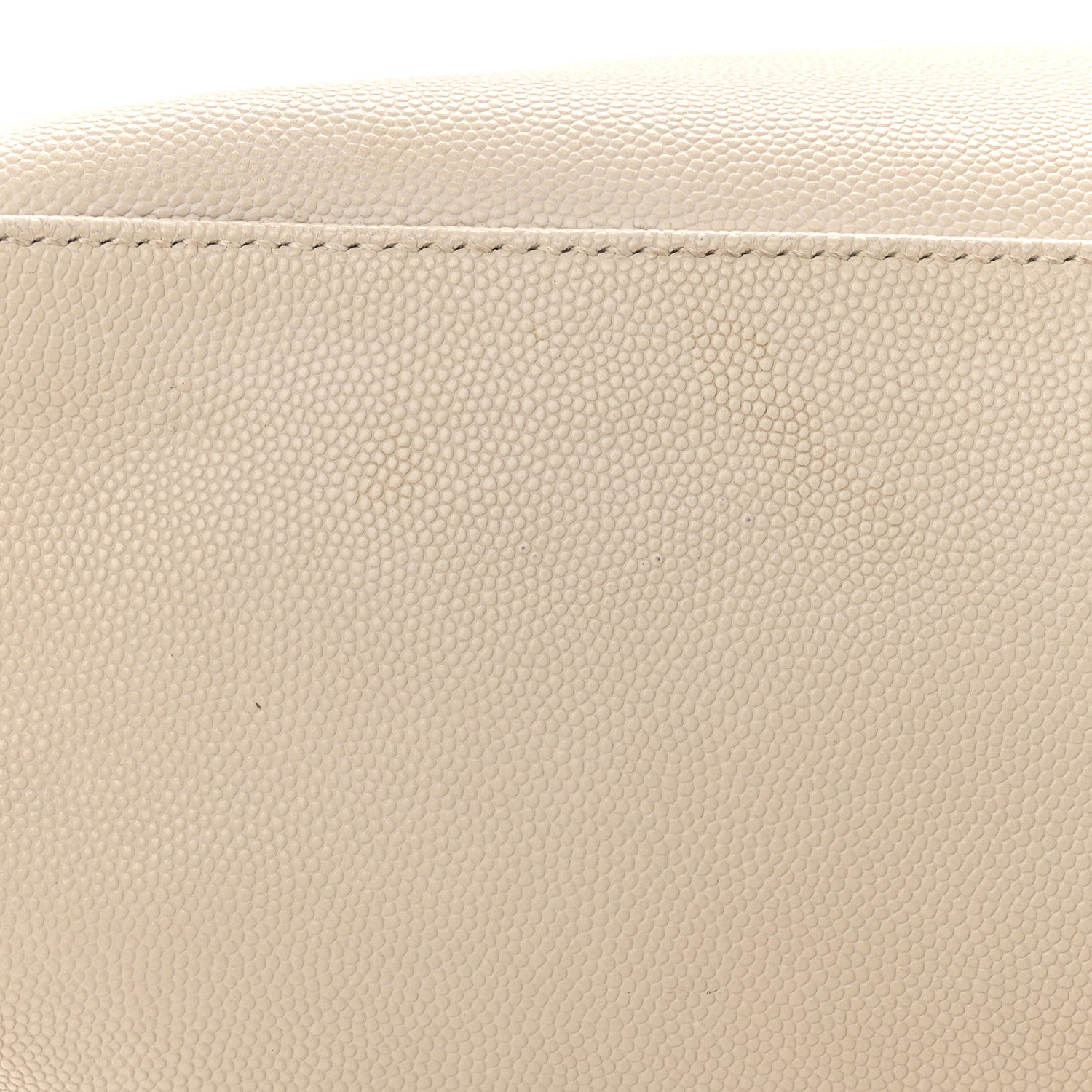 Saint Laurent Grain De Poudre Monogram Belt Bag Blanc Vintage 12 of 12