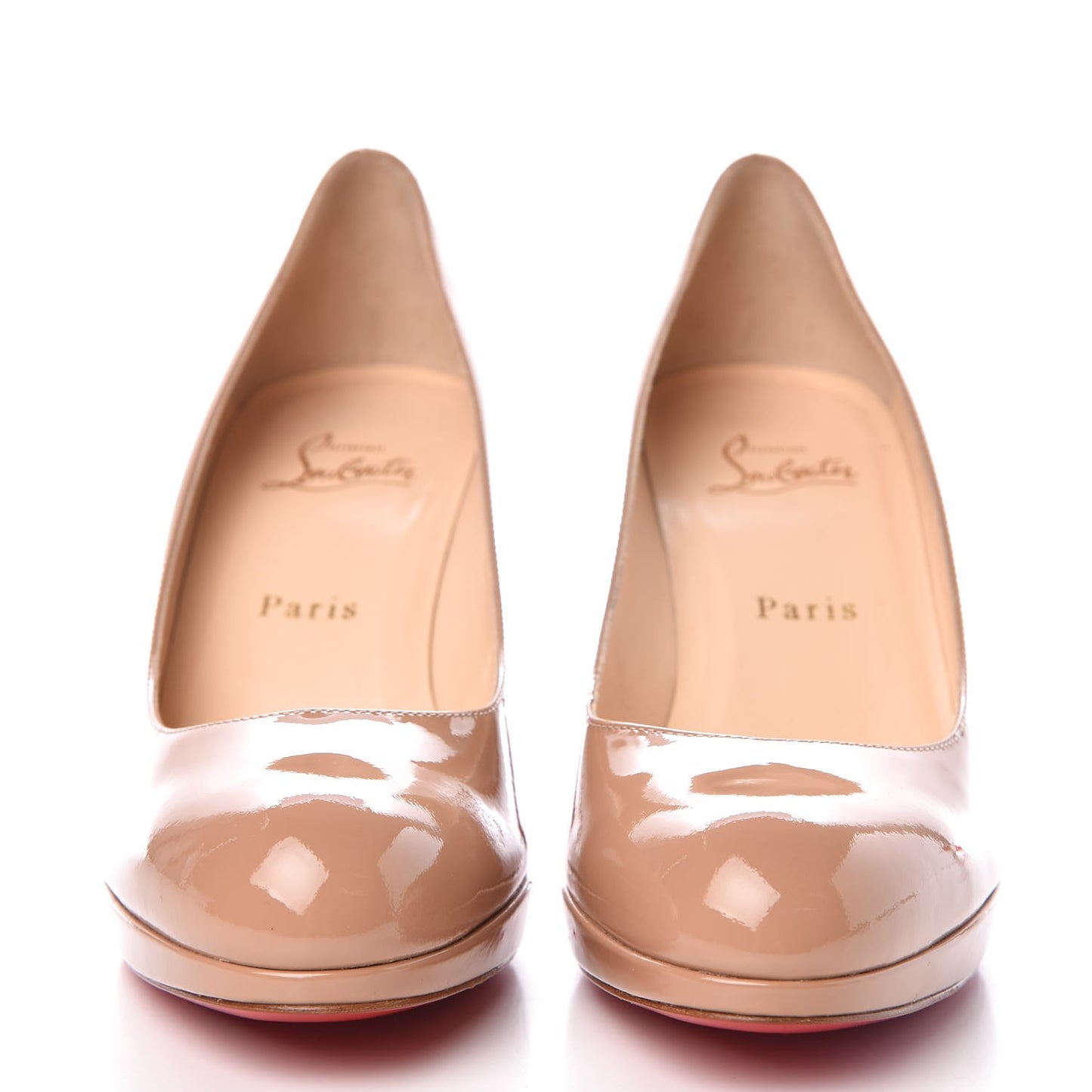 Patent New Simple 85 Pumps 39.5 Nude
