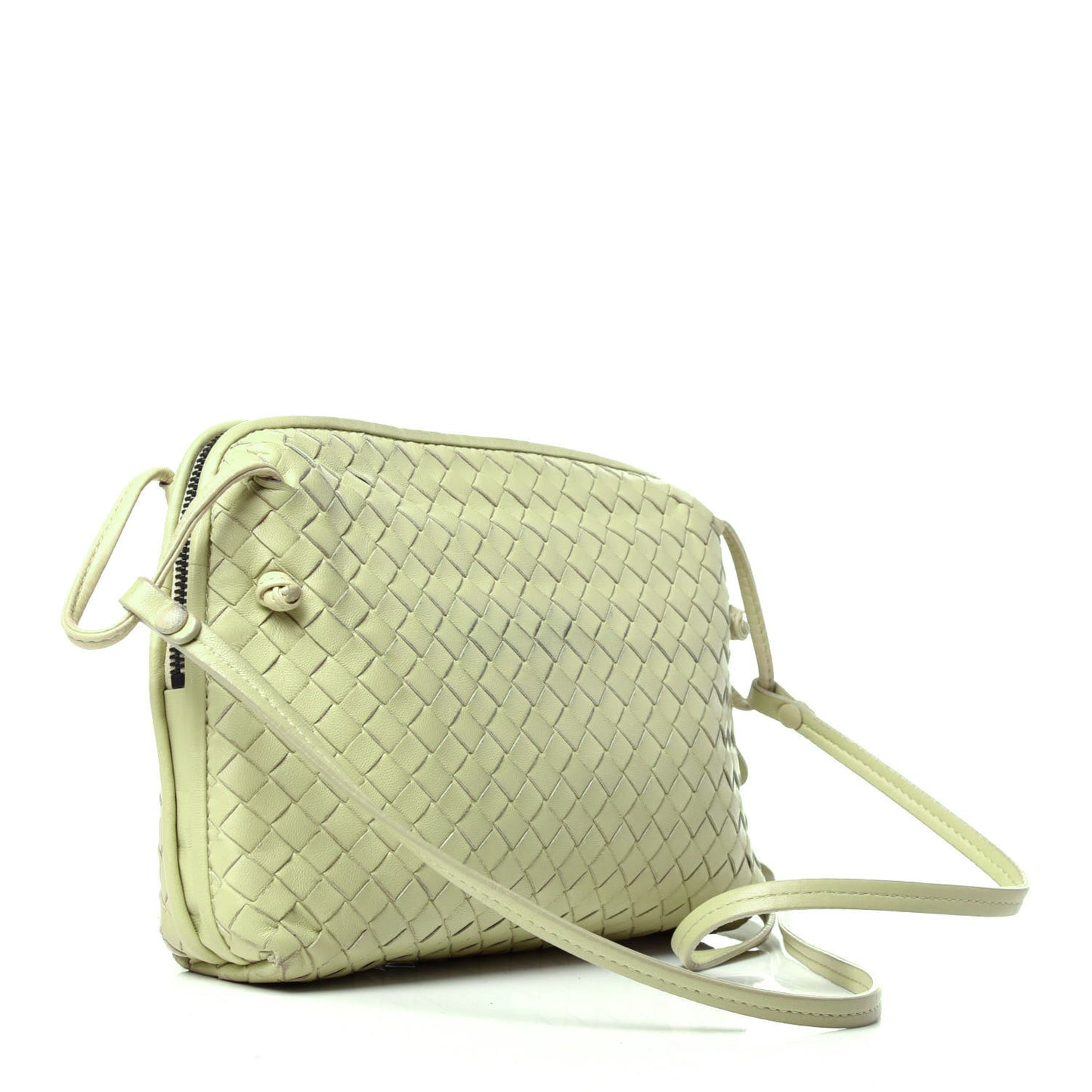 Nappa Intrecciato Nodini Bag Green