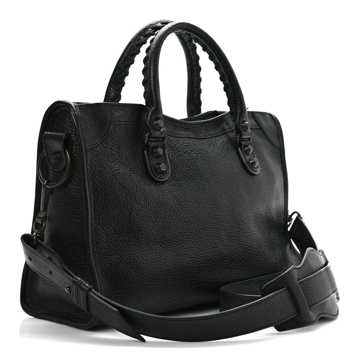 Chevre Classic Hardware Metallic Edge S City Black
