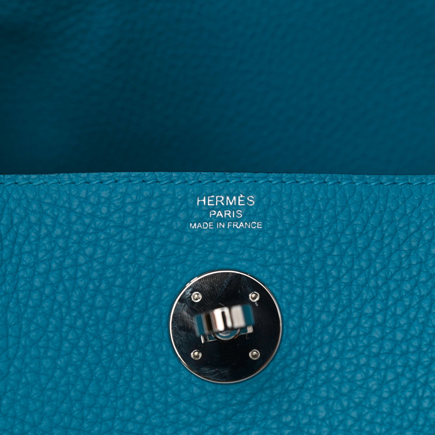 Hermes Taurillon Clemence Lindy 26 Bleu Frida 6 of 11