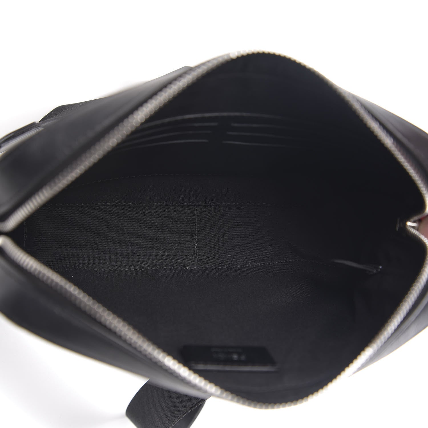 Fendi Vitello Grace FF Gradient Embossed Medium Camera Case Black 5 of 11