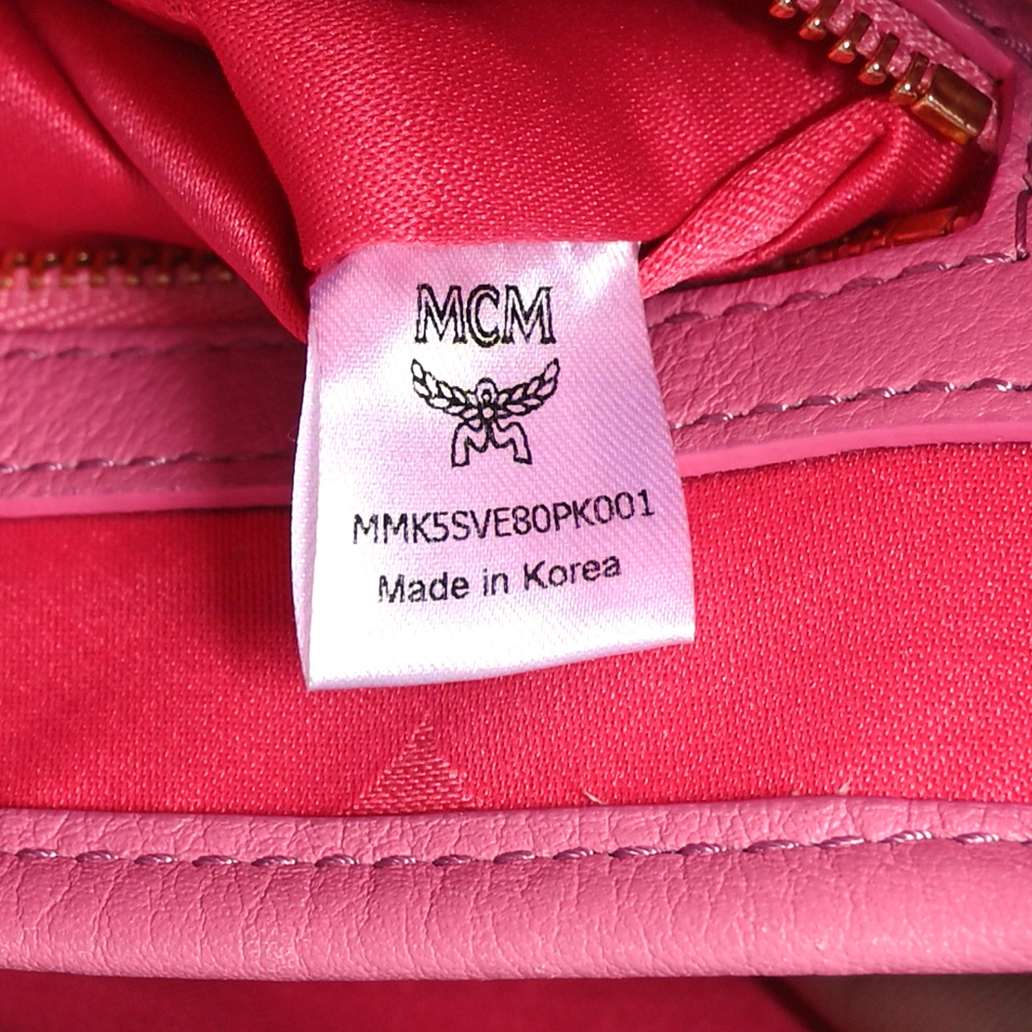 MCM Visetos Studded Small Dual Stark Backpack Pink 7 of 14