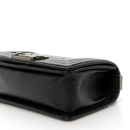 Chanel Caviar Quilted Small Boy Flap Black 10 of 10