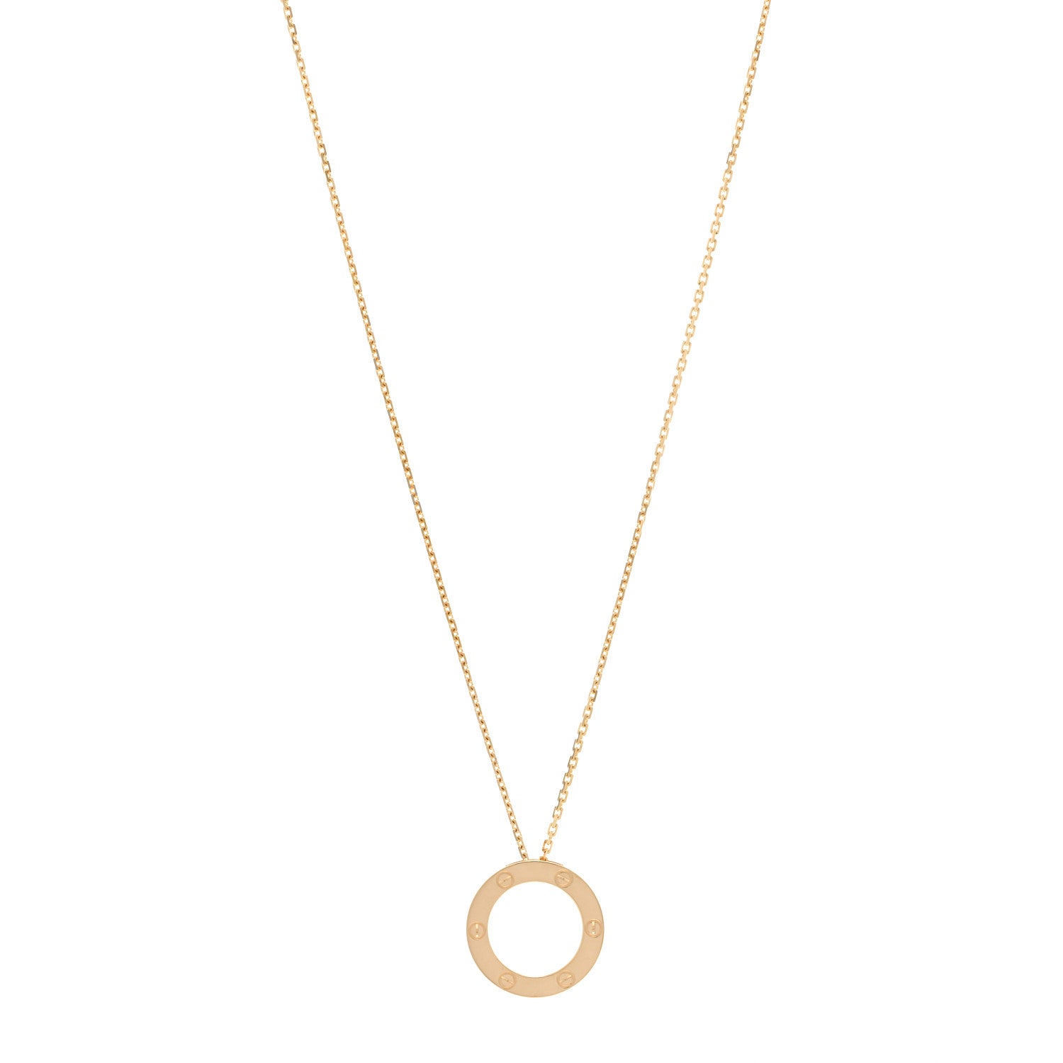 Cartier 18K Yellow Gold LOVE Pendant Necklace 1 of 6