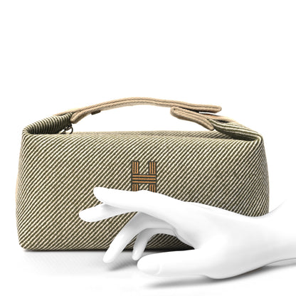 Hermes Wool Small Bride-A-Brac H Natte Pouch Vert Foret 2 of 10