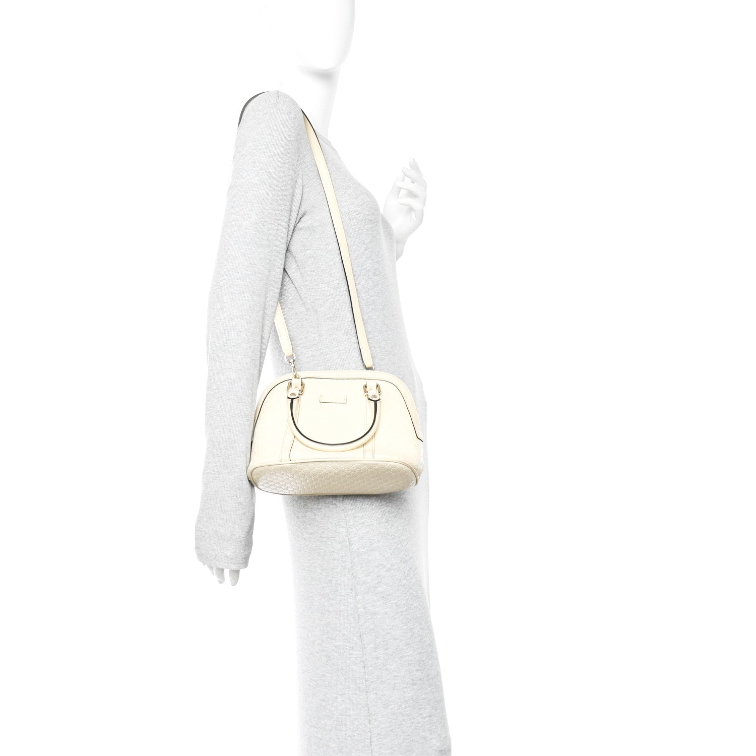 Gucci Soft Microguccissima Mini Dome Bag Ivoire 2 of 14