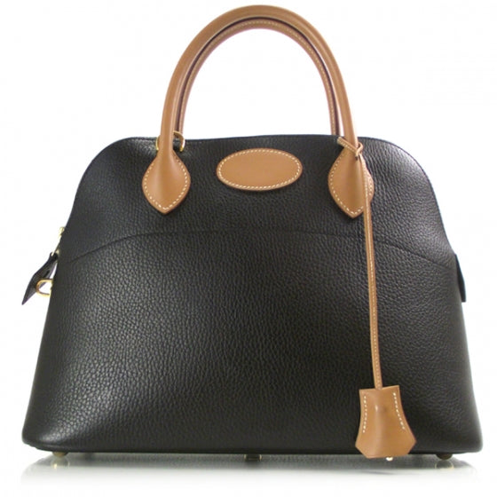 Hermes Taurillon Clemence Bolide 31 Black 1 of 11