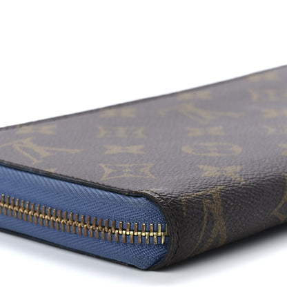 Louis Vuitton Monogram Zippy Wallet Blue Jean 11 of 12