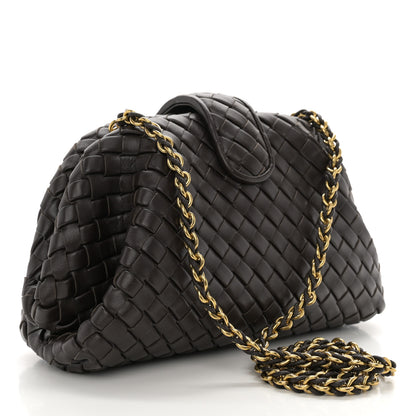 Bottega Veneta Nappa Intrecciato Small The Lauren 1980 Clutch With Chain Fondant 3 of 11