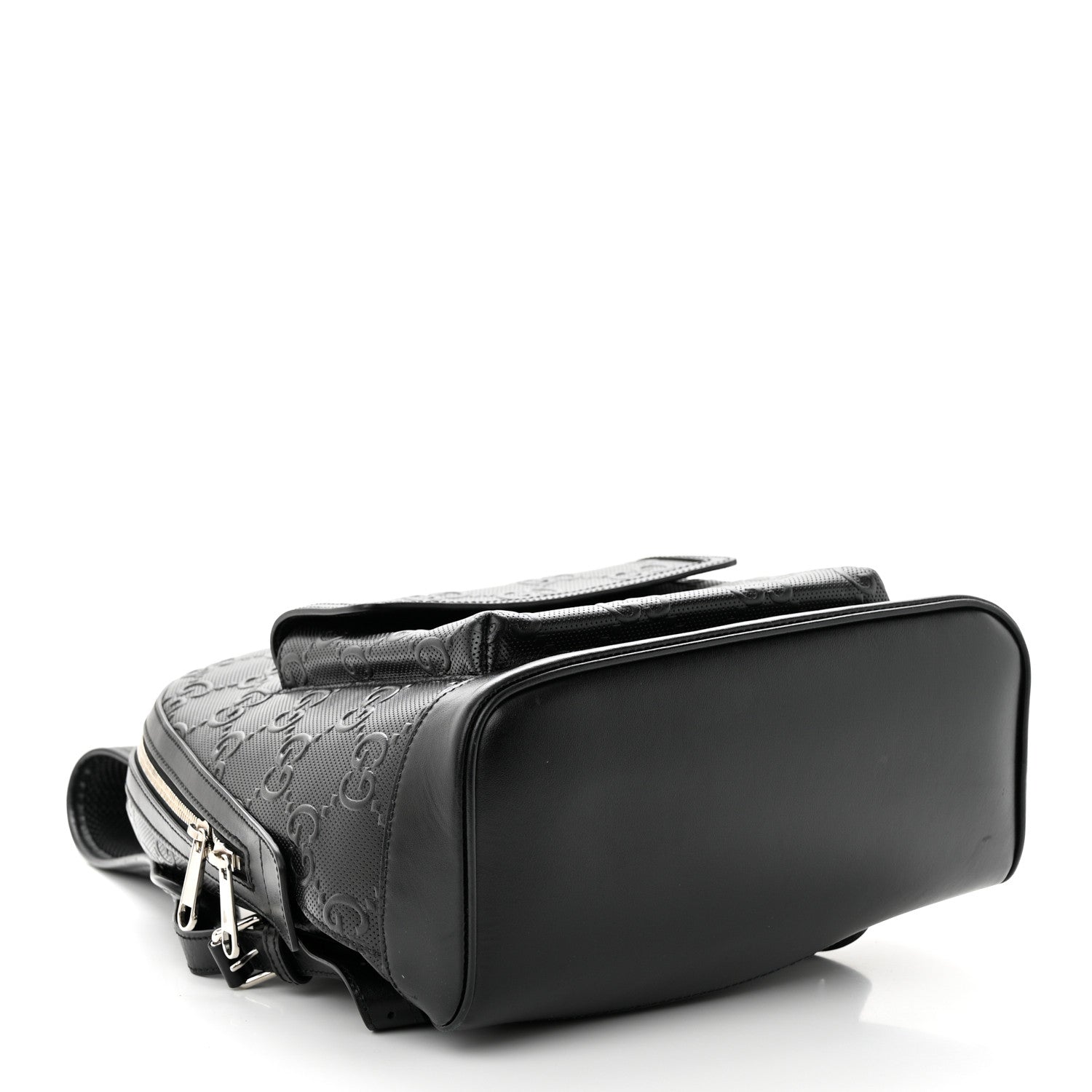 Gucci Calfskin GG Tennis Embossed Backpack Black 4 of 10