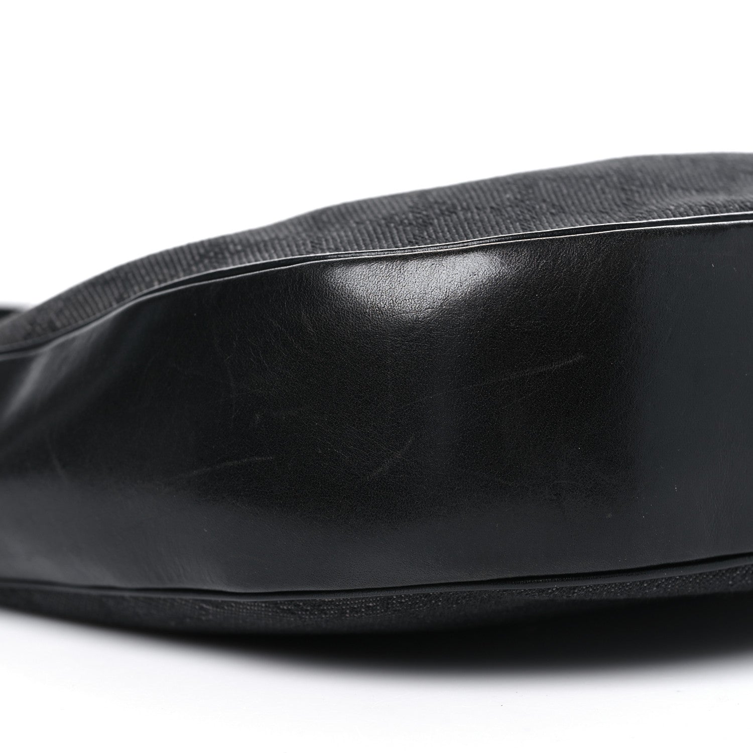Gucci Denim Monogram Shoulder Bag Black 9 of 10