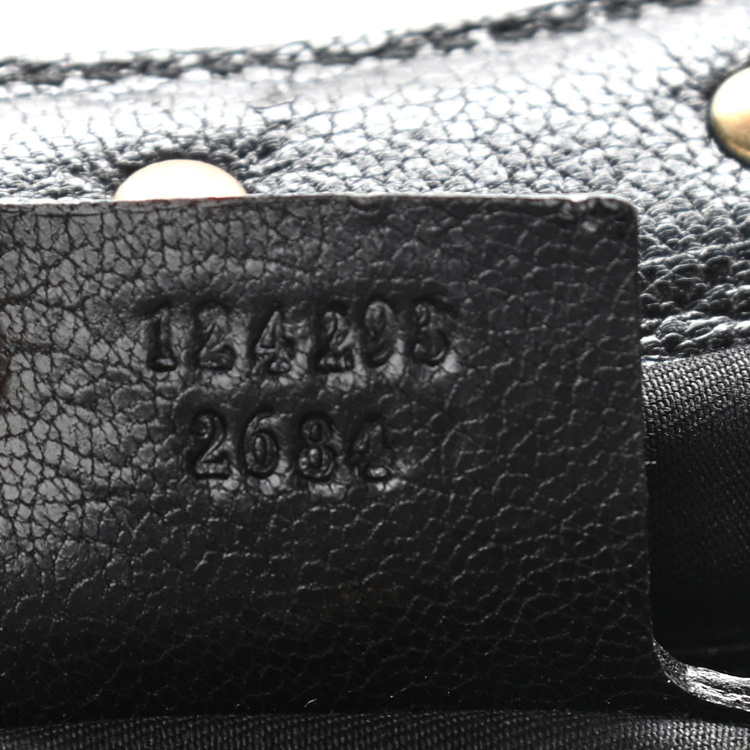 Gucci Calfskin Bamboo Top Handle Bag Black 6 of 8