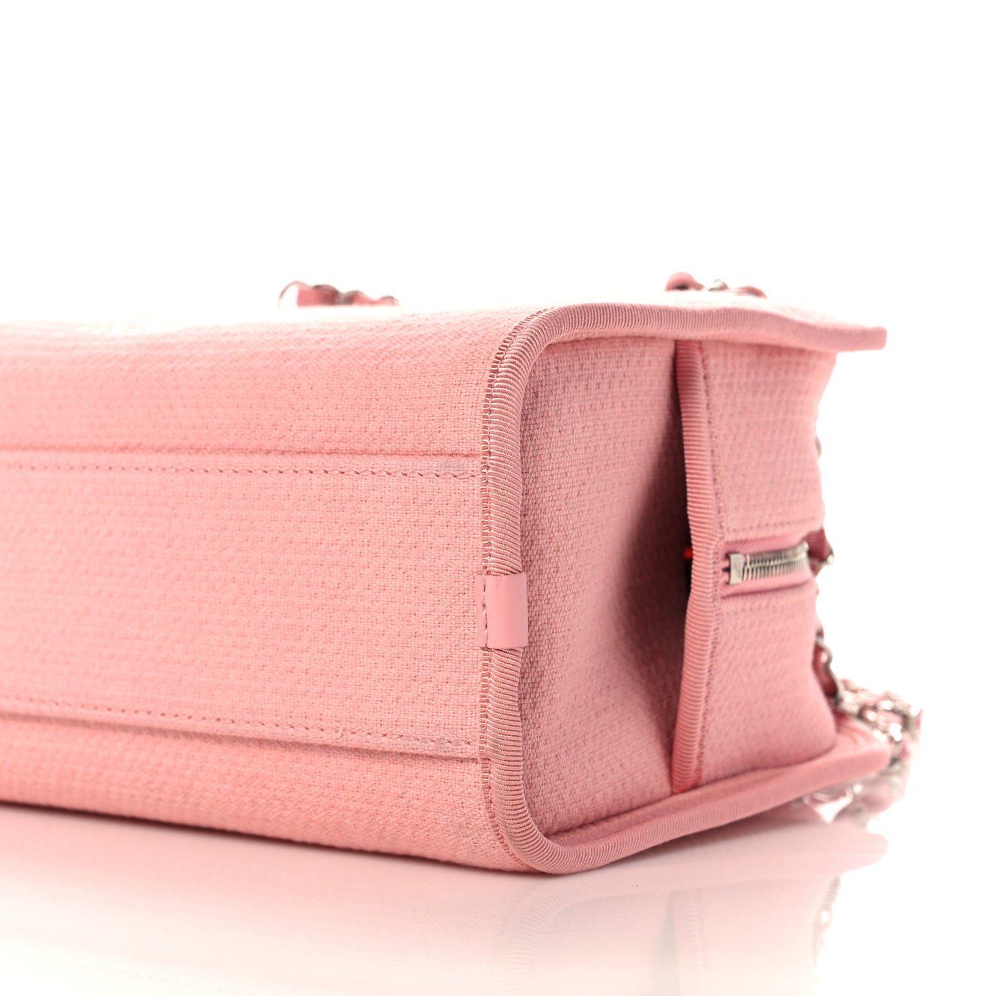 Canvas Deauville Small Bowling Bag Pink