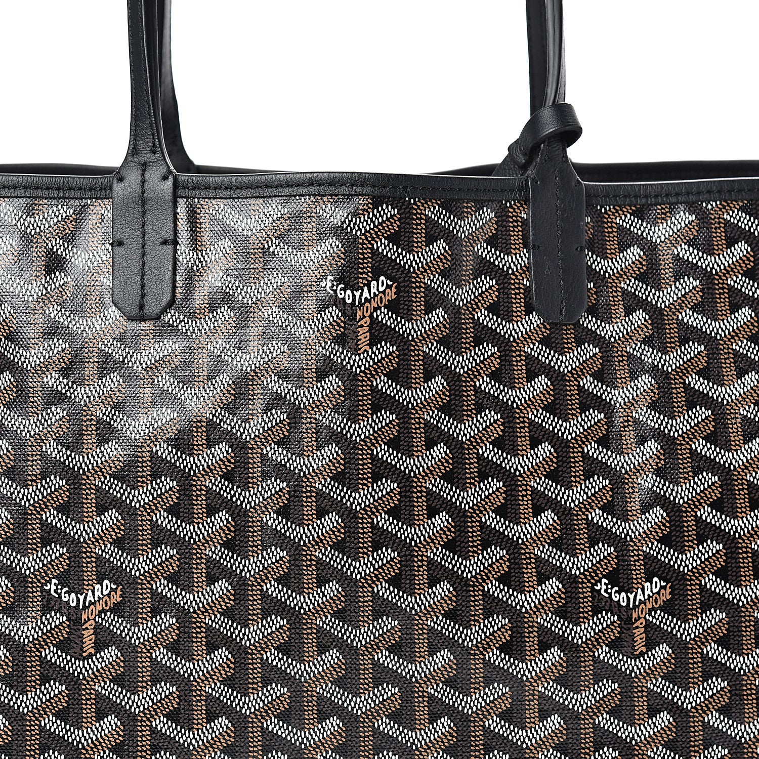 Goyard Goyardine Saint Louis PM Black 8 of 10