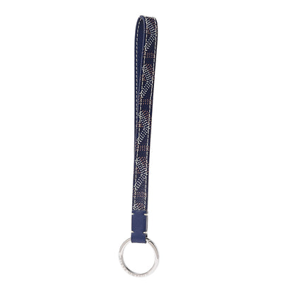 Goyard Goyardine Sesame Key Holder Navy 1 of 3