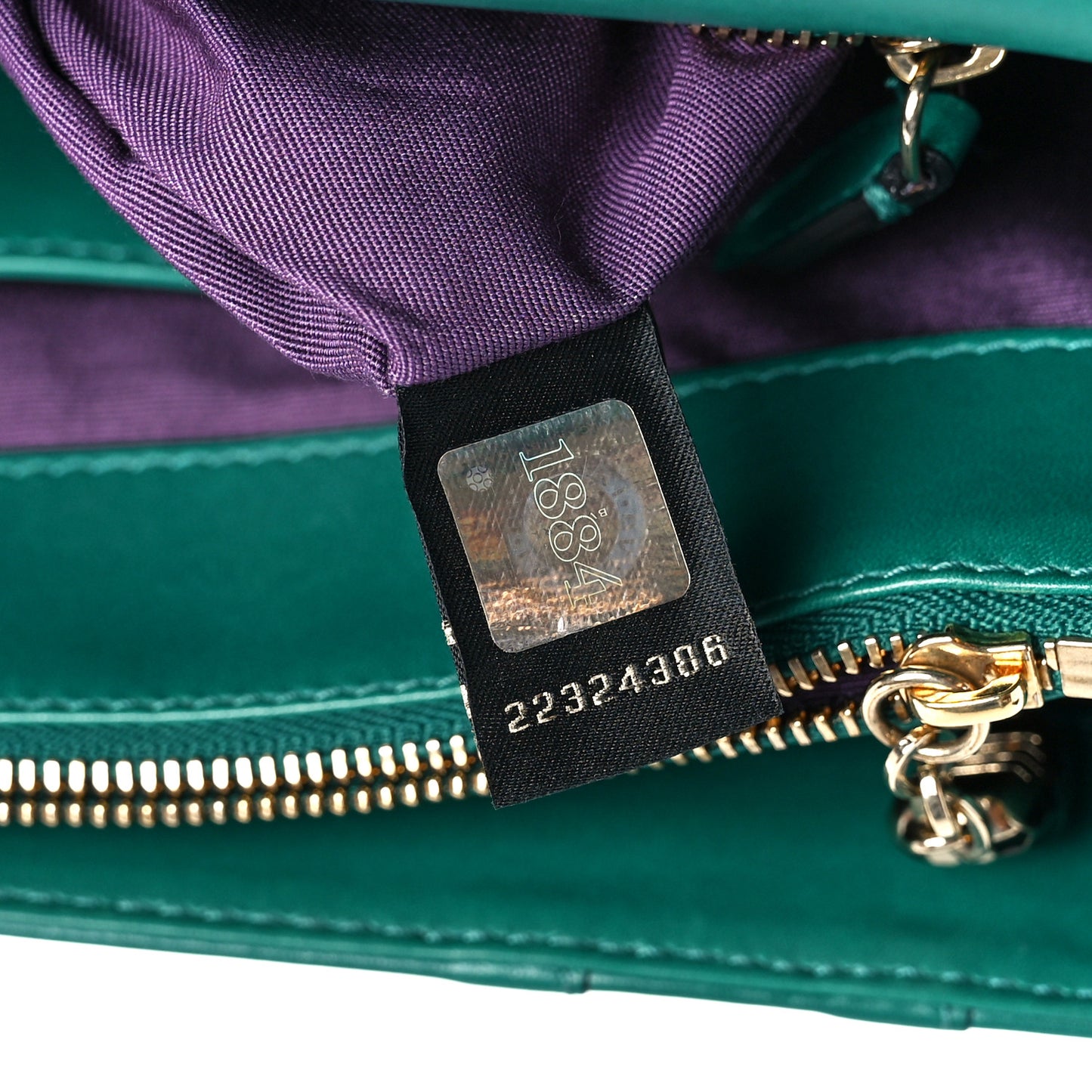 Calfskin Serpenti Forever Shoulder Bag Emerald Green