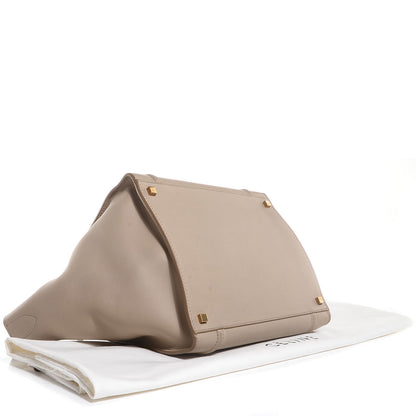 Celine Supple Calfskin Medium Phantom Luggage Beige 4 of 9