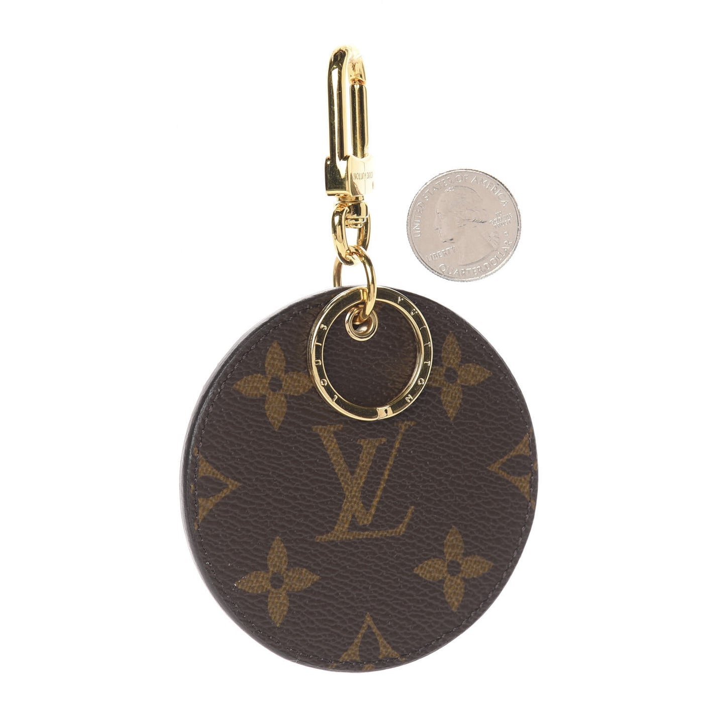 Monogram Reverse Key Holder Bag Charm