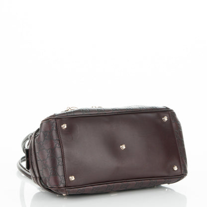 Gucci Guccissima Medium Wave Boston Dark Brown 4 of 9