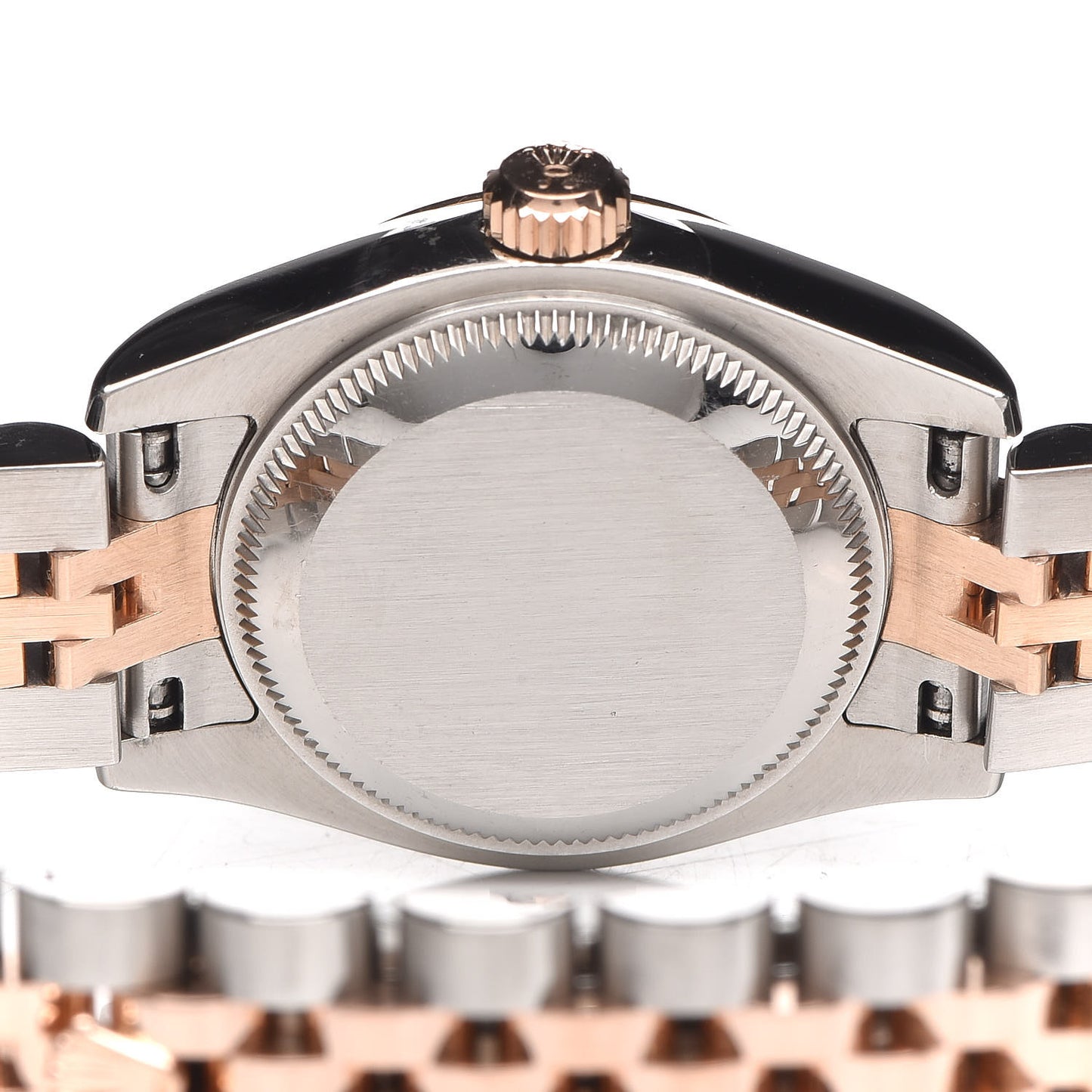 Stainless Steel 18K Everose Gold Diamond 26mm Oyster Perpetual Datejust Watch Pink 179171