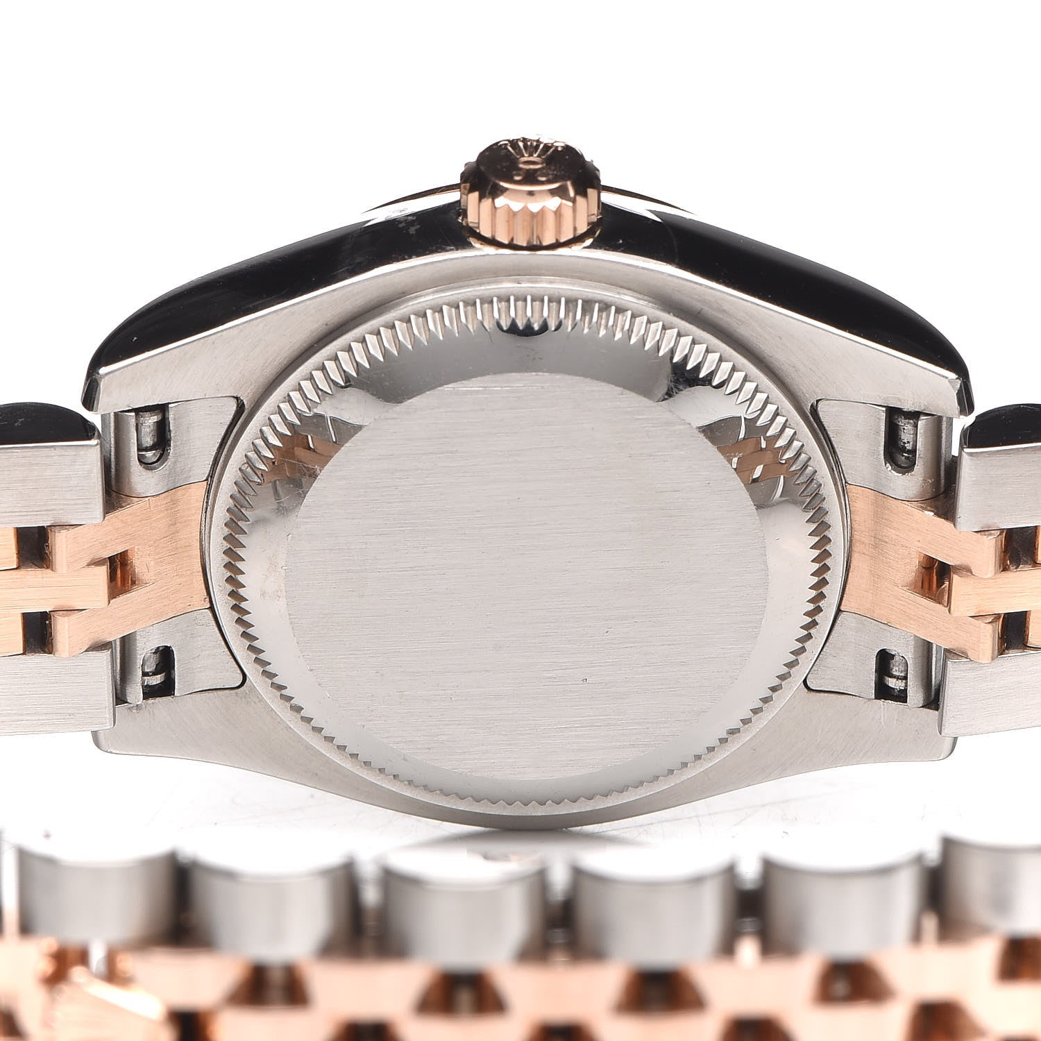 Rolex Stainless Steel 18K Everose Gold Diamond 26mm Oyster Perpetual Datejust Watch Pink 179171 5 of 7