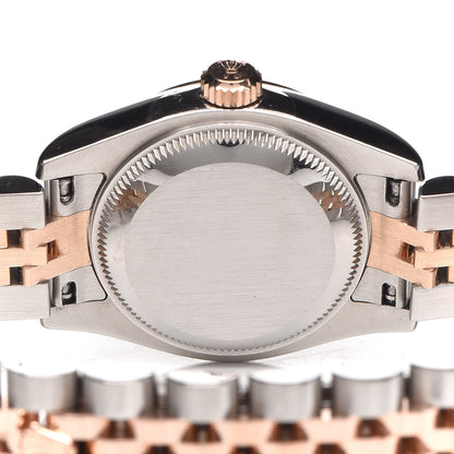 Rolex Stainless Steel 18K Everose Gold Diamond 26mm Oyster Perpetual Datejust Watch Pink 179171 5 of 7