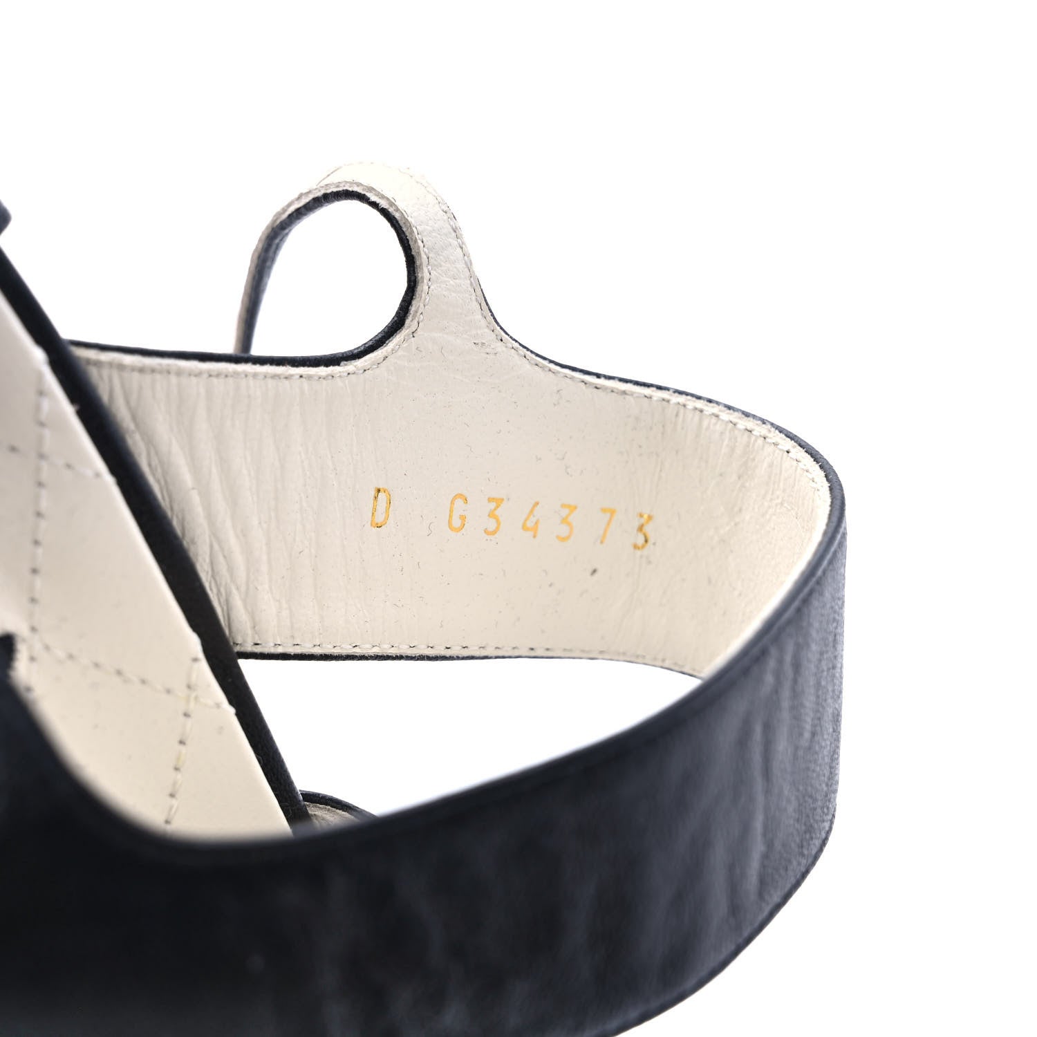 Chanel Lambskin CC Strappy Sandal 38.5 Black 9 of 10