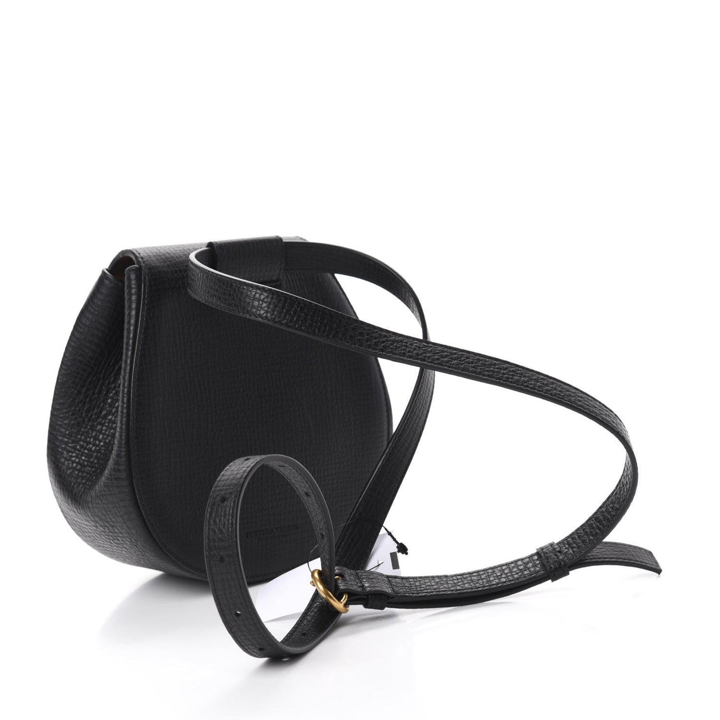 Palmellato Calfskin Rounded Belt Bag Black