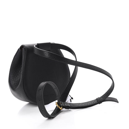 Bottega Veneta Palmellato Calfskin Rounded Belt Bag Black 3 of 8