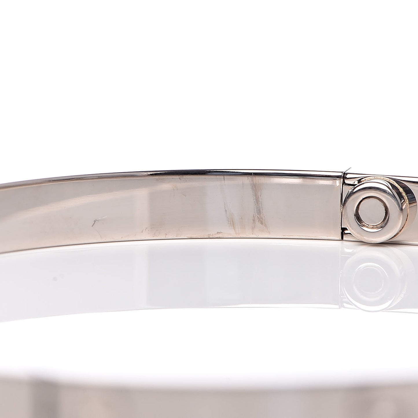 18K White Gold Small LOVE Bracelet 16