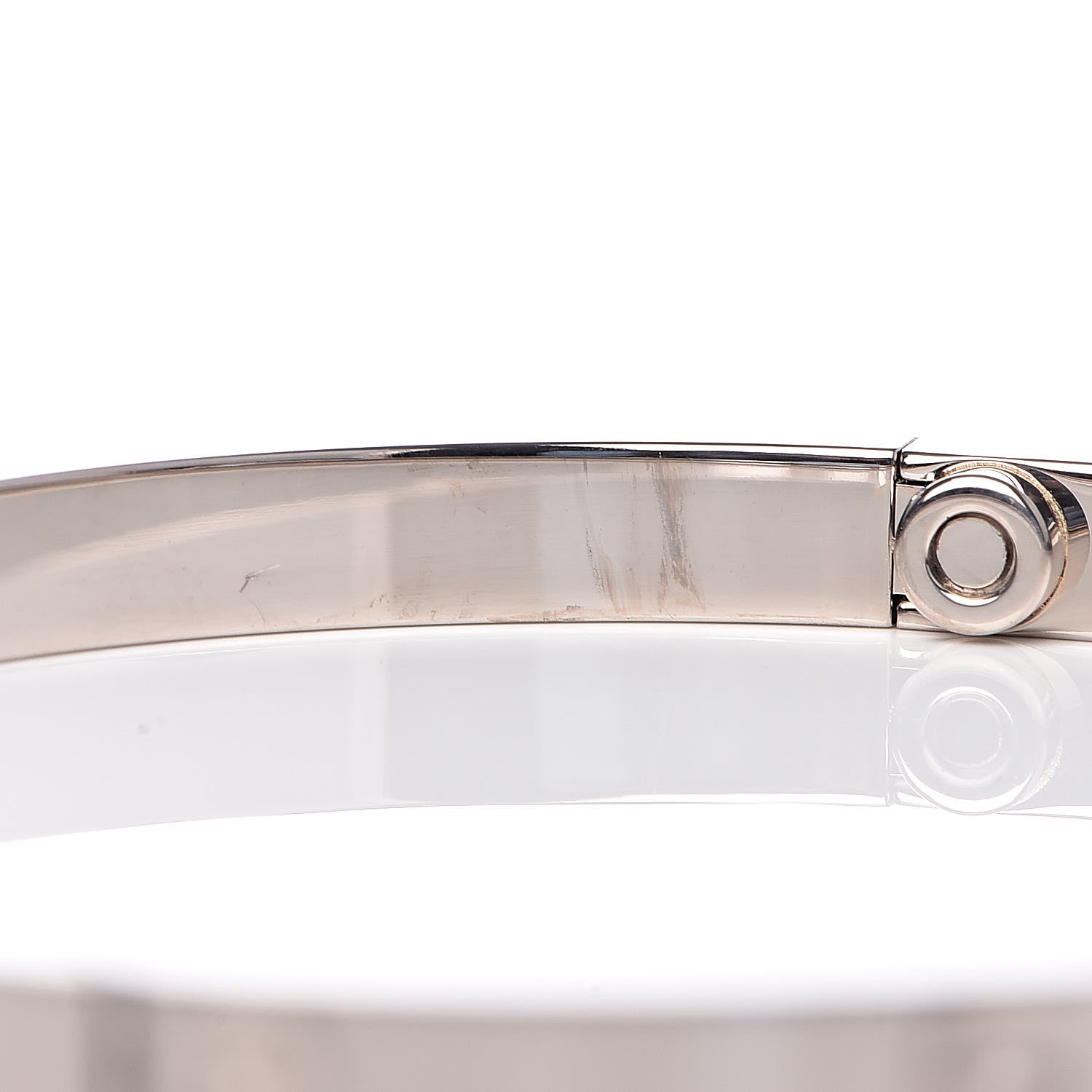 Cartier 18K White Gold Small LOVE Bracelet 16 5 of 7