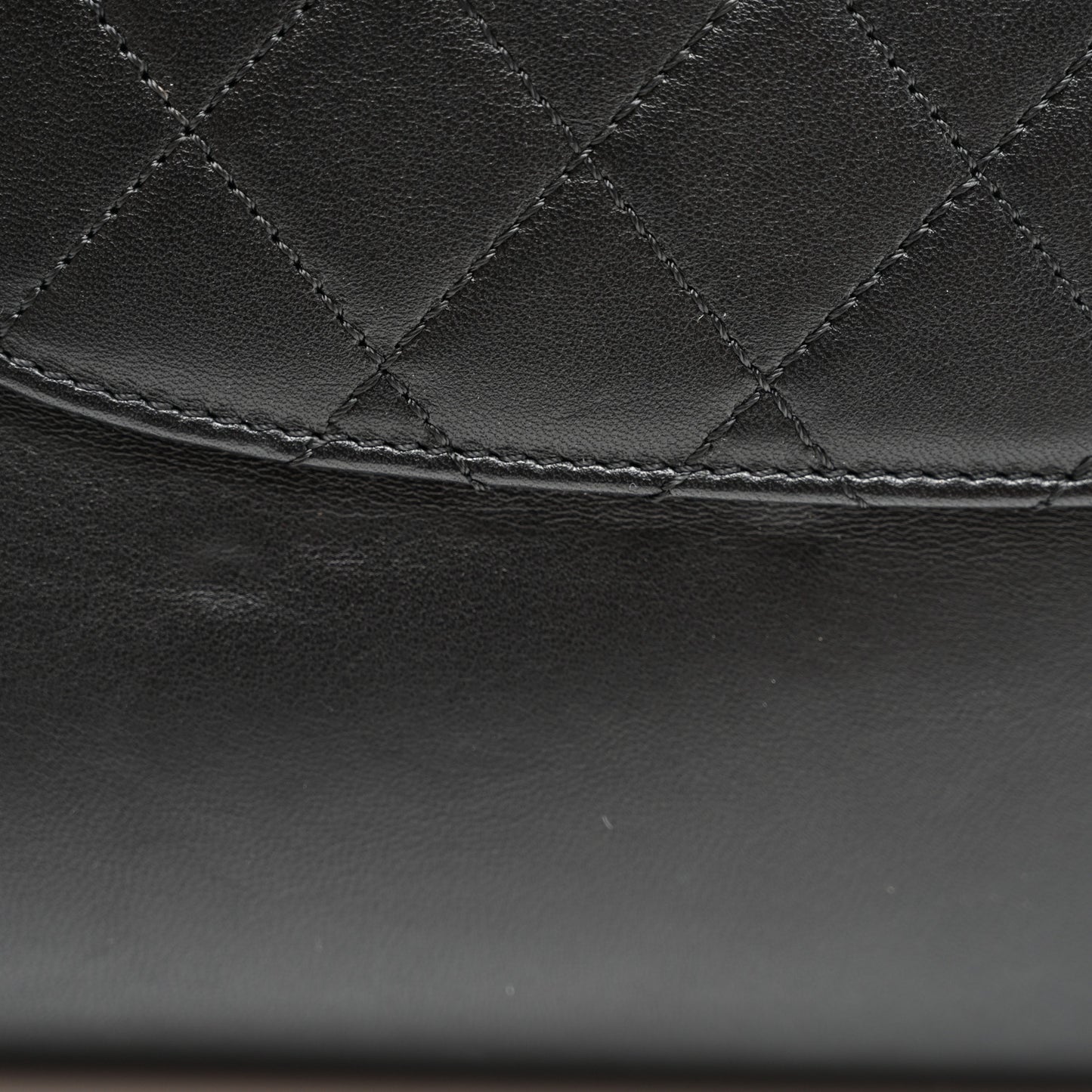 Lambskin Shearling CC Muff Flap Bag Black