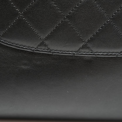 Chanel Lambskin Shearling CC Muff Flap Bag Black 12 of 13