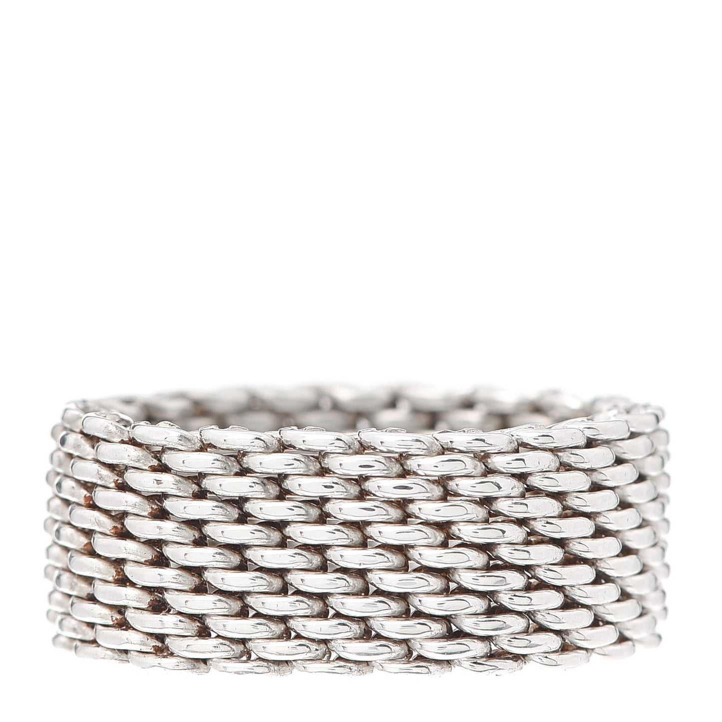 Sterling Silver Somerset Mesh Ring 56 7.75