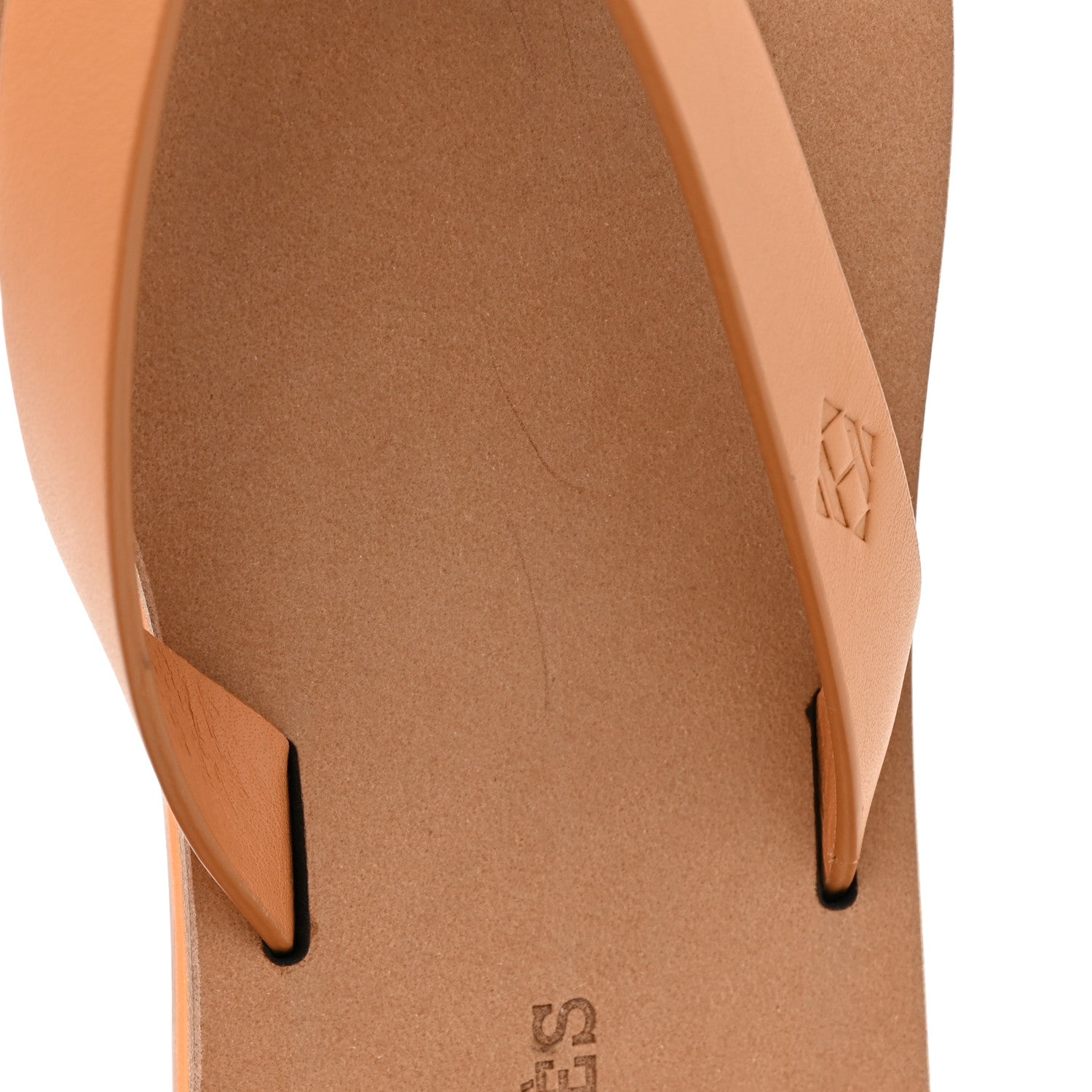 Hermes Calfskin Summer Thong Sandals 35 Naturel 10 of 11