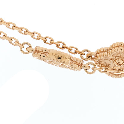 Van Cleef & Arpels 18K Rose Gold 16 Motifs Sweet Alhambra Necklace 5 of 6
