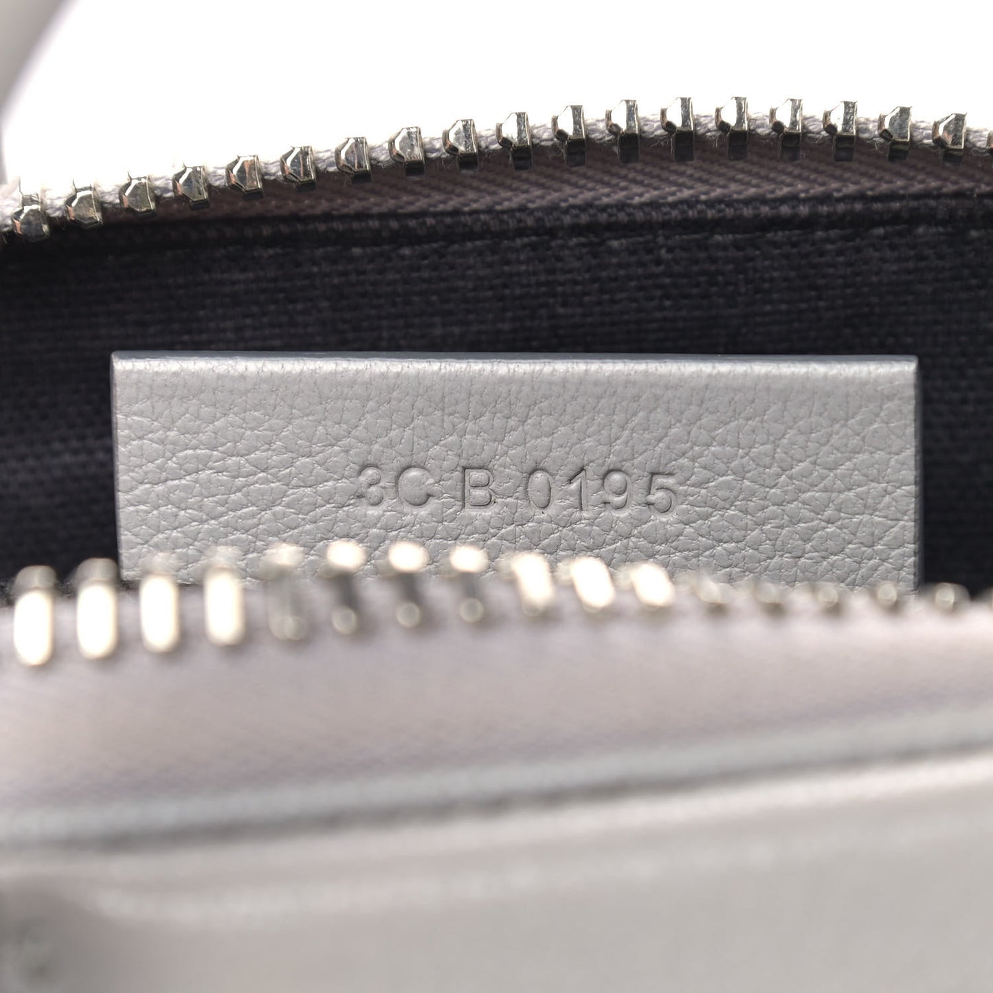 Sugar Goatskin Mini Antigona Pearl Grey
