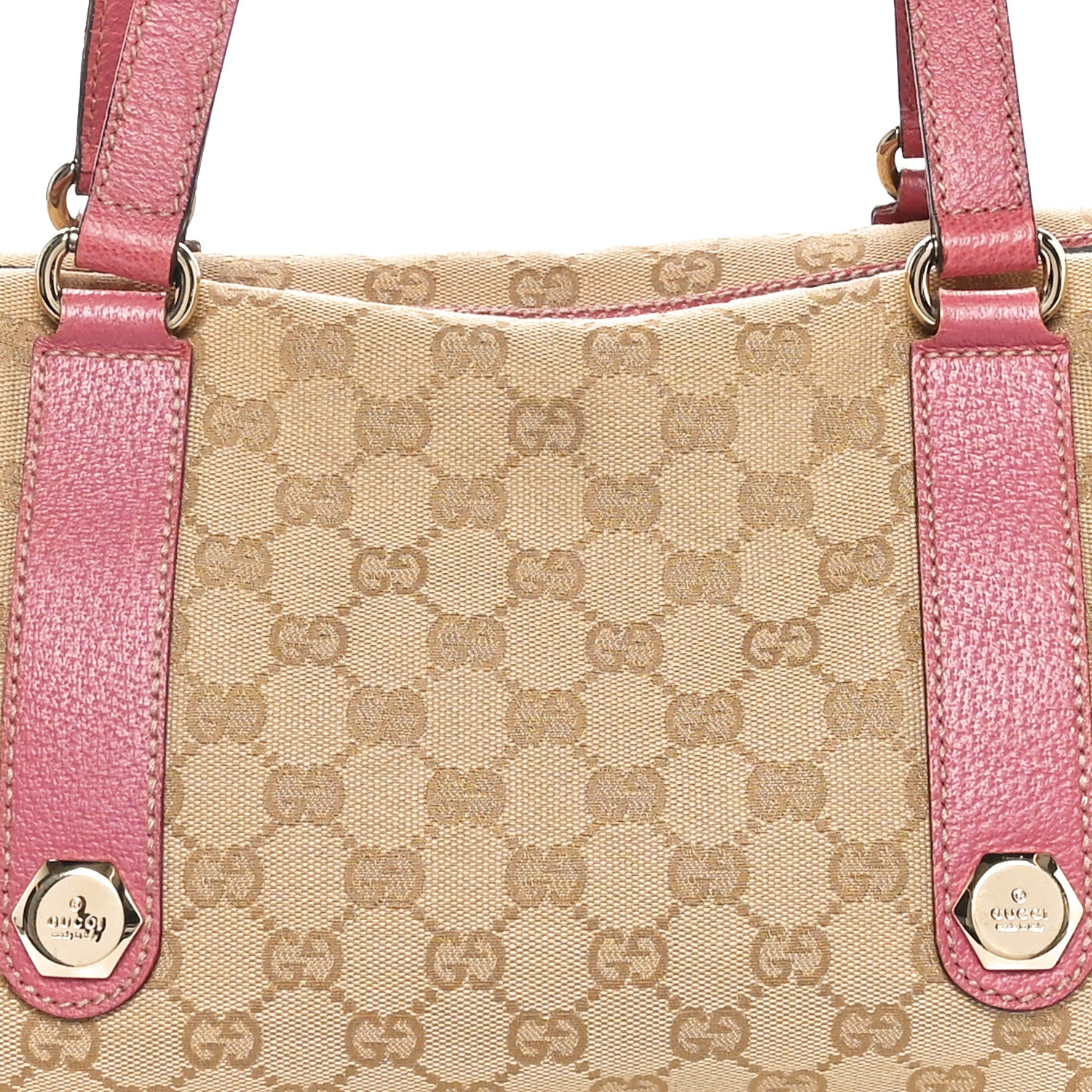 Gucci Monogram Charmy Boston Pink 8 of 10