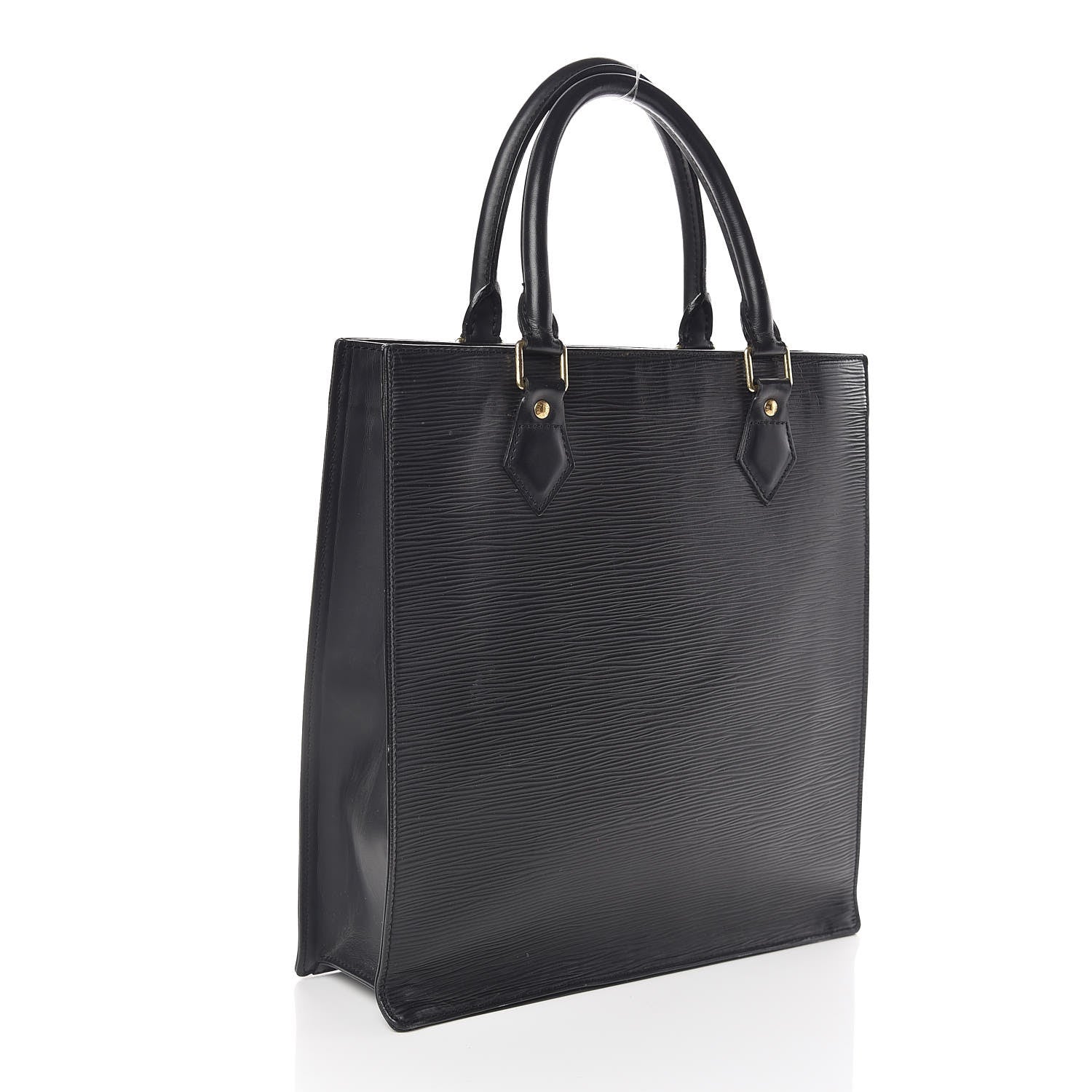 Louis Vuitton Epi Sac Plat PM Black 3 of 10