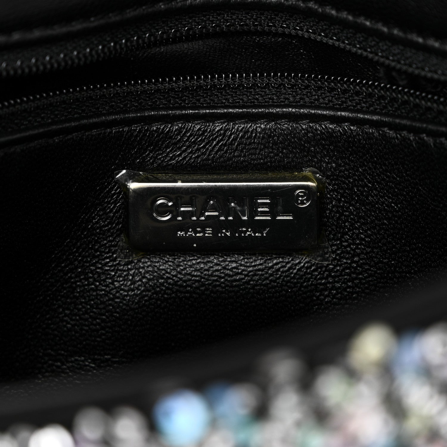 Chanel Shaded Sequins Mini Flap Black 6 of 11