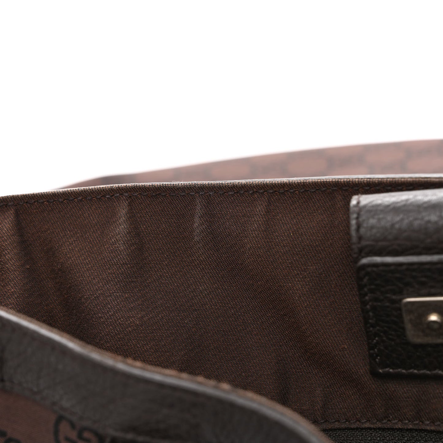 Monogram Medium Abbey Convertible Tote Dark Brown