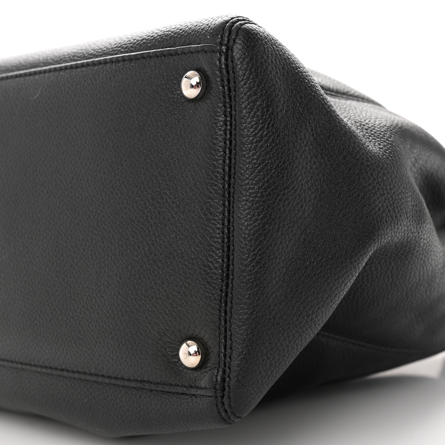 Chanel Calfskin Cerf Executive Shopper Tote Black 10 of 11