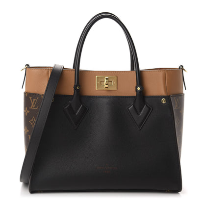Louis Vuitton Calfskin Monogram On My Side Black 1 of 10