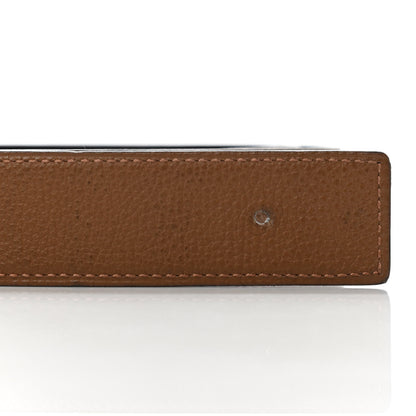 Hermes Togo Box 32mm Belt Strap 90 Alezan Black 6 of 7