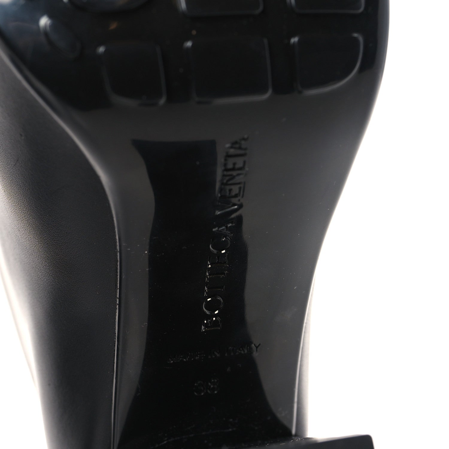 Bottega Veneta Calfskin Storm Ankle Boots 38 Black 6 of 7