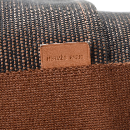 Hermes Toile Saxo PM Tote Brown 8 of 9